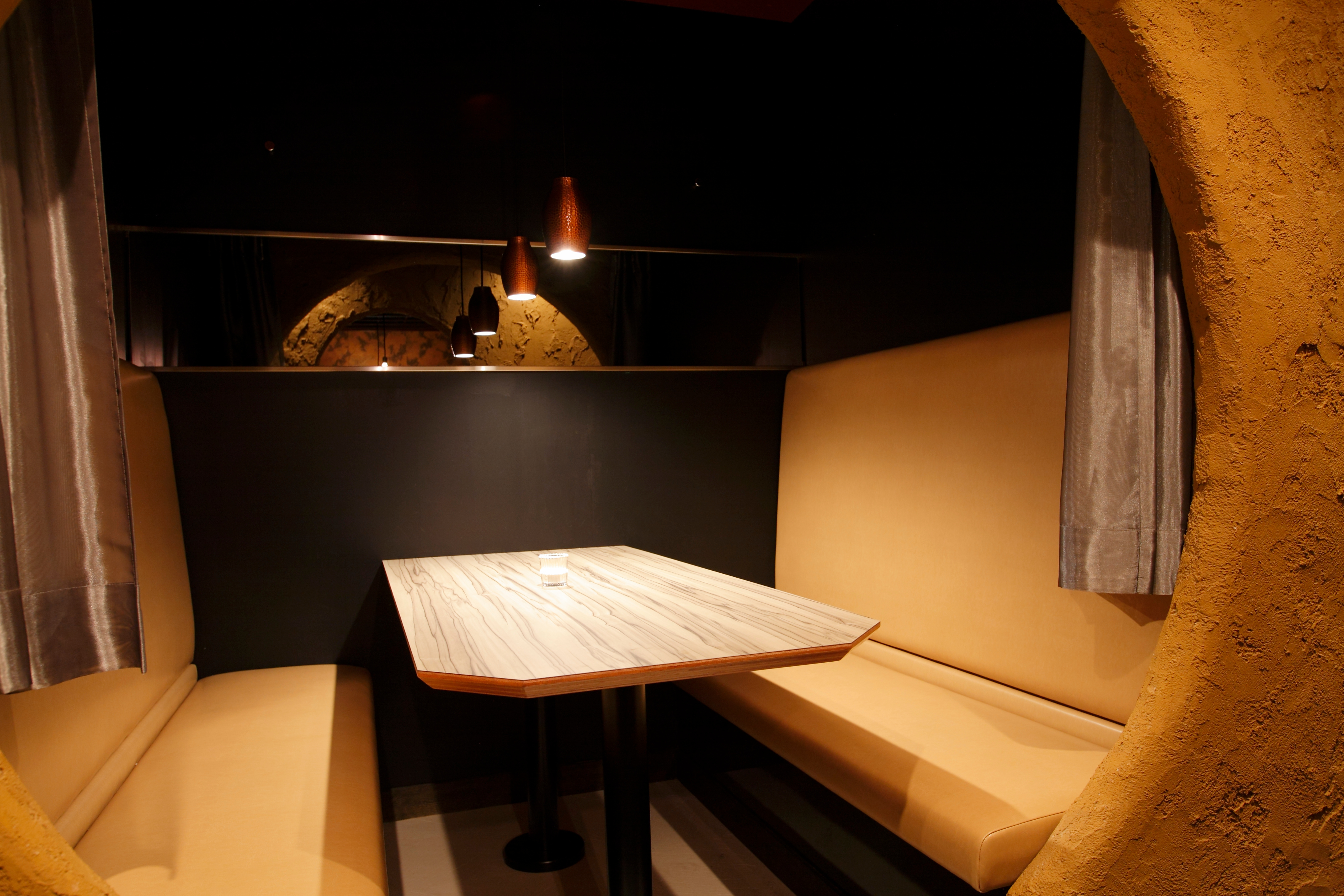 飲食店の店内内装